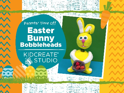 Kidcreate Studio - Newport News. Easter Bunny Bobbleheads (3-9 Years)