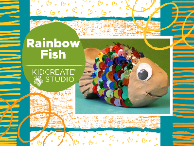 Kidcreate Studio - San Antonio. Rainbow Fish Workshop (18 Months-6 Years)