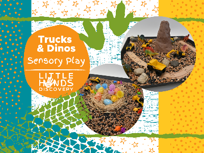Kidcreate Studio - Eden Prairie. Trucks & Dinos Sensory Play (12 months -6 Years)