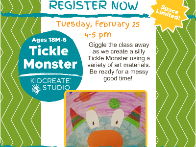 Andover: Tickle Monster Workshop